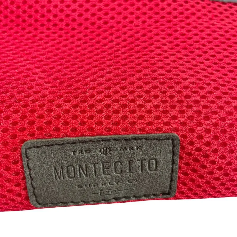Montecito Service Dog Jacket Vest Size Large Red High Visibility Adjustable VTG